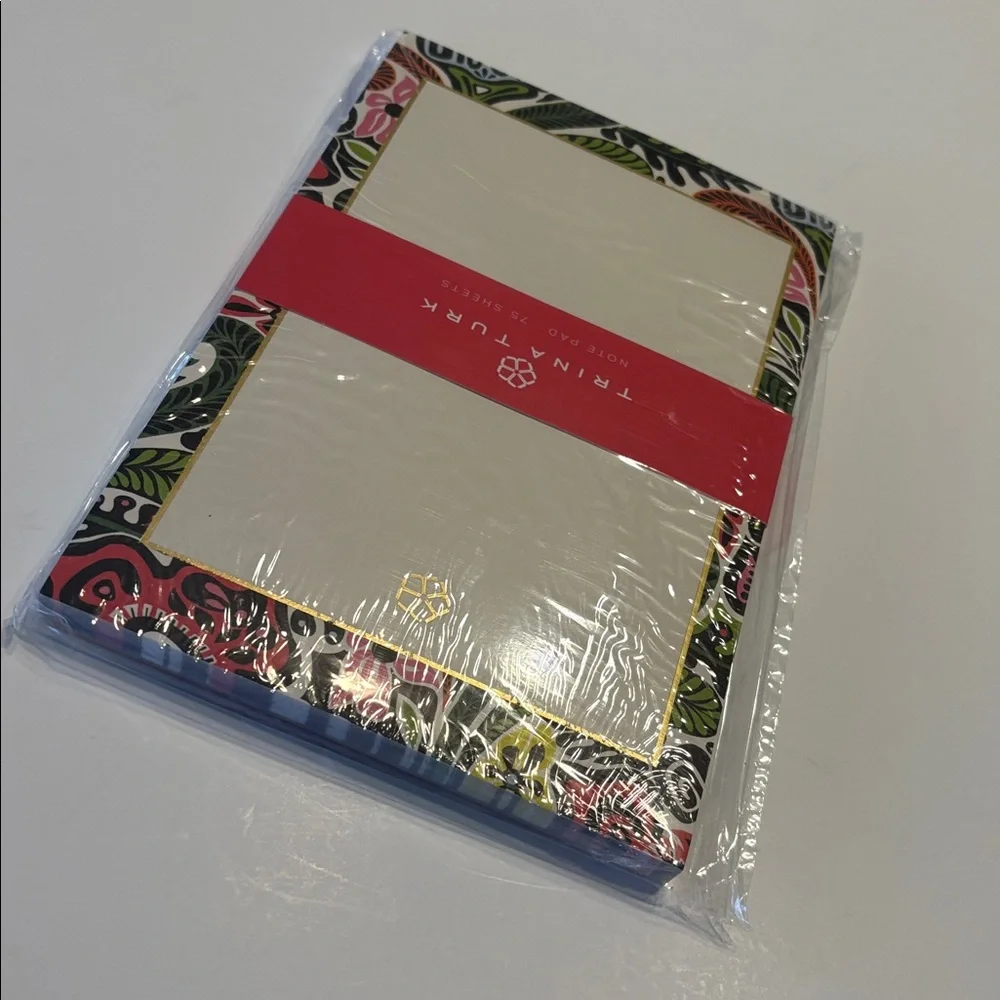 Trina Turk Hard Cover Spiral Bound Notebook and Notepad Bundle